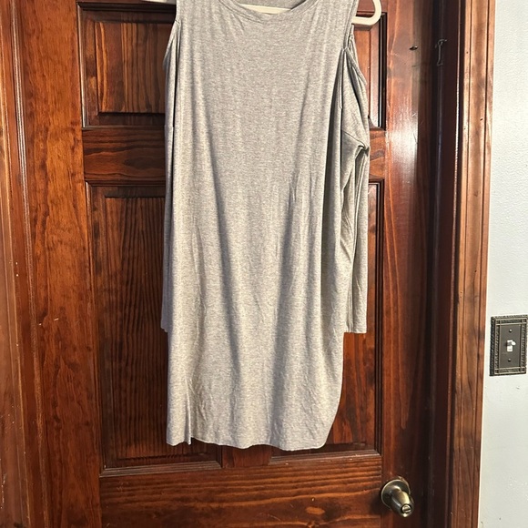 Light Gray Cold Shoulder Dress by All Saints - Picture 1 of 4